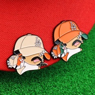 Mexican Metal Hat Pins Popular Cap Decorative Badge Golf Baseball Clip FJ6Y