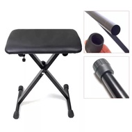 HH💕🤞เก้าอี้เปียโน เก้าอี้คีย์บอร์ด แบบพับได้ แท่นฝึกซ้อมเครื่องดนตรี ปรับระดับได้ Piano Chairจัดส่งฟ