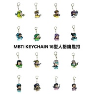 🔑MBTI Character Keychain | Cute Acrylic | MBTI Style Accessory MBTI角色鑰匙圈｜可愛壓克力吊飾 Keychain Watak MBTI