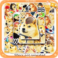 50 Types Of coin Stickers Docaine doge Crypto cartoon sticker