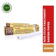 CrystalWrap Non-Stick Baking Paper / Parchment Paper / Cooking Paper 450mm(18") x 100meter