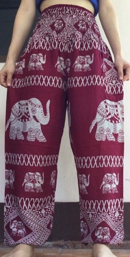 กางเกงขายาวลายช้าง กางเกงขายาว กางเกงช้าง ชาย/หญิง Mens Harem pants/Elephant pants/Harem pants