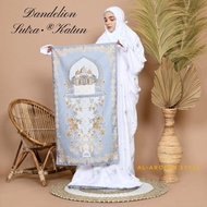 Mukena Terusan Dandelion Sutra Mewah AL-Arofah Style