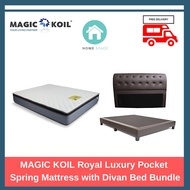 Magic Koil Royal Luxury with Divan Bed Bundle