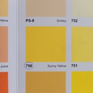 Cat tembok avitex 1kg cat campuran air cat plafon 750 Sunny Yellow
