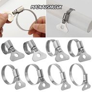 MAINAUSHUI6K 1Pcs Stainless Steel Useful Handle  Exhaust Sealing Powerful Pipe Clip