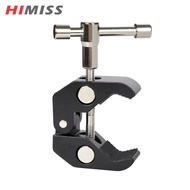 HIMISS Super Clamp Camera Clamp Mount Multifunctional Monitor Mount Bracket Super Clamp With 1/4” Thread For Magic Arm