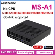 MINISFORUM MS-A1 Mini PC Oculink AMD Ryzen 9 9950X 9700X 4*NVMe 2*2.5G LAN 2*DDR5 Windows 11 Wifi6
