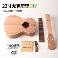 Assemble Xiaoli Ukule Ukulele Painted Rile Group Jianke Uke 77cm Handmade diy Workshop Guitar Lilimu