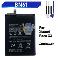 BN61 For Xiaomi Poco X3 6000mAh Mobile phone battery repair