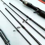 Cần câu lure 2 khúc HI-POWER chất liệu carbon xoắn X toàn thân độ cứng M phukiencaulure25 cần câu lu