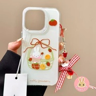 Ins Style Rabbit Phone Case For OPPO Find X8 Pro X7 F27 F21 Pro Plus A3 A3i A2 A1 Pro A2x A2M A1s A1
