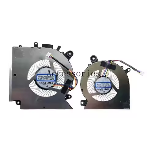 FORNEW CPU fan GPU cooling fan for MSI GF76 GF66 GL66 MS-1581 1583 N459 N460