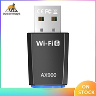 AX900 WiFi6 Smart Network Card Dual-Band USB WiFi Dongle 900Mbps for Win 7/10/11