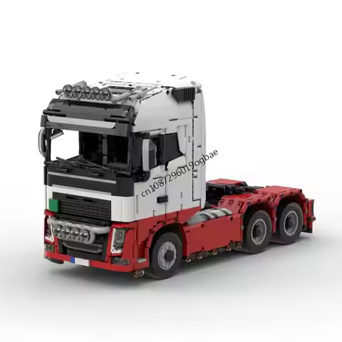 NEW 2866Pcs Engineering Container Fh16 6X4 Heavy Duty Truck Trailer Tower Head Technology Diy Creati