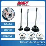 Rayaco Rubber Pump Clog Manual Black Toilet Plunger Sink
