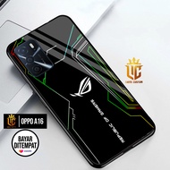 Case OPPO A16 - Casing OPPO A16 Terbaru 2021 Laris Custom [ ROG ] Cassing Hp OPPO A16 - Silikon Hp -Kesing Hp OPPO A16  - Hardcase Hp OPPO A16 - Softcase Hp - Softcase Glass kaca - Case Terlaris - Case Mewah - Case Terbaru - COD