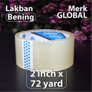 Clear Duct Tape 2 inch x 72 yards - Global Brand - Insulation Tape