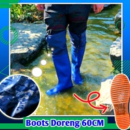 【COD - BERGARANSI】SEPATU SAWAH ANTI KEONG SPATU BOOTS KARET PANJANG 60cm ANKLE BOOTS ANTI AIR SEPATU