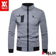 New Valir Brook - Jaket Pria Casual Bahan Fleece Tebal Keren Jacket Pr