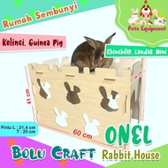 ONEL BOLU CRAFT HOUSE/diy rabbit castle/rabbit house castle rabbit house/ rabbit house