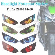 KAWASAKI 2014 - 2020 Z1000 Motorcycle Accessories Headlight Protector Sticker Decal Z 1000 2019 2018