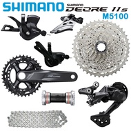 Preferably -Shimano DEORE M5100 11 Speed Groupset 8PCS 2X11 Speed 170Mm 36T-26T 96BCDS Crankset Shif