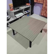 60cm x 60cm Plastic Leg Coffee Table Study Table Meja Makan Kecil Laptop Table Small Table Foldable 