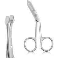 Professional Scissor Tweezers - 3Cr13 Stainless Steel Tweezers with Handles, Larger Grabbing Surface