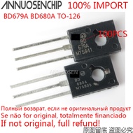 100PCS BD679A BD680A BD679 BD680 TO-126 100% new imports and free shipping best quality