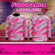 Ready Stock New Food Panda Design Full Sublimation Long Sleeve 3d Bicycle Sweatshirt Sportswear Long