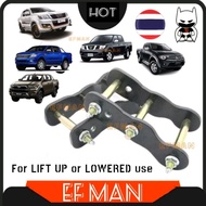 HILUX NAVARA TRITON DMAX LIFT UP LOWER ADJUSTABLE SPRING SHACKLE 2" RANGER T6 T7 revo JIMNY WL T5 SJ