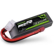 OVONIC 3S Lipo Battery 50C 2200mAh 11.1V Lipo Battery with Dean-Style T Connector for RC Airplane Qu