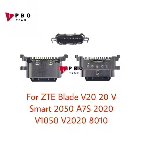 10-100PCS USB Charging Port Dock Plug For ZTE Blade V20 20V Smart 2050 A7S 2020 V1050 V2020 8010 VSm