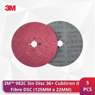 3M™ 982C 5in Disc 36+ Cubitron II Fibre DSC (125MM x 22MM) (5Pcs/Pack)