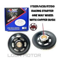 Y15ZR/LC5S/Y16/FZ150 RACING STARTER ONE WAY WHEEL WITH COPPER BUSH - NLK PERFORMANCE