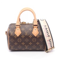 【二手】LOUIS VUITTONSpeedy Bandoulière 20 Monogram 兩用手提包 M46234 黑色 PVC 塗層帆布皮革 Speedy Bandoulière 20