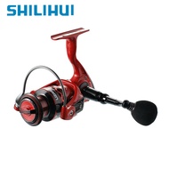 SHILIHUI 13+1BB Spinning Fishing Reel 5.2:1 High Speed Metal Soppl Handle Carp Red Color Jigging Fishing Reels Accessories  500 1000 2000 3000 4000 5000 6000