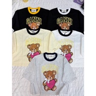 FL-254 GANNI BEAR BKK FLOWER T-SHIRT