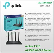 TP-LINK Archer AX12 NEW AX1500 Wi-Fi 6 Router