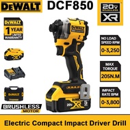 (100% original)DeWalt Cordless Drill DCF850 Cordless Drill Impact electric screwdriver cordless drill heavy duty Equipped with 20V lithium battery