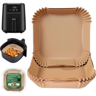 Kertas Pacmen untuk Chefman 2 qt Air Fryer, 120pcs Air Fryer Pelapik