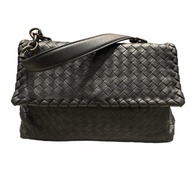 BOTTEGA VENETA 葆蝶嘉 OLIMPIA手提包 牛皮 黑色 黑釦