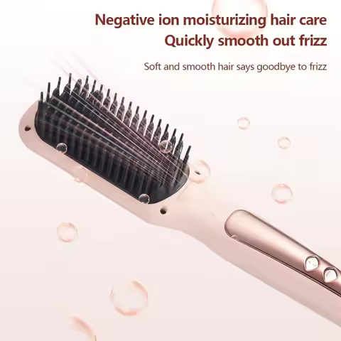 High quality Hair Straightener Comb Straight Electric Comb Curl Straight Dual-purpose Hair Straighte