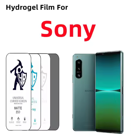 2pcs Privacy Matte Hydrogel Film For Sony Xperia1 Xperia5 II III IV HD Screen Protector For Sony Xpe