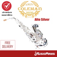 Saxophone Coleman Standard alto Silver แซ็กโซโฟน Music Arms