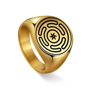 SKYRIM Hecate Wheel Viking Ring Strophalos of Hekate Witchcraft Power Moon The Night and Magic Godde