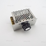 Electronic Volt Dimmer Thermostat 4000W 220V AC SCR Voltage Regulator Dimmer Electric Motor Speed Co