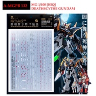 ดีคอลน้ำ [ARTISAN'S CLUB] A-MGPB 132 DEATHSCYTHE GUNDAM [HIQ] MG 1/100 WATER DECAL AMGPB 132