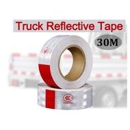 30M Truck Safety Warning Tape Arrow Reflective Sticker Waterproof Strong Paste